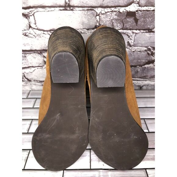 Steve Madden Nalani Brown Suede Leather Western Heel Boots Women Sz 11M US/42EU - Picture 7 of 15